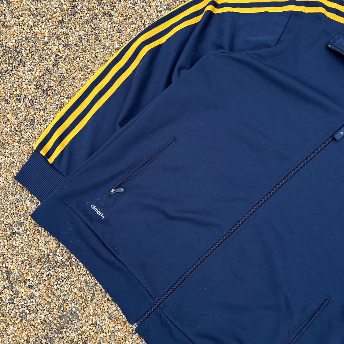 아디다스 네이비 삼선 로고 져지 상품이미지3