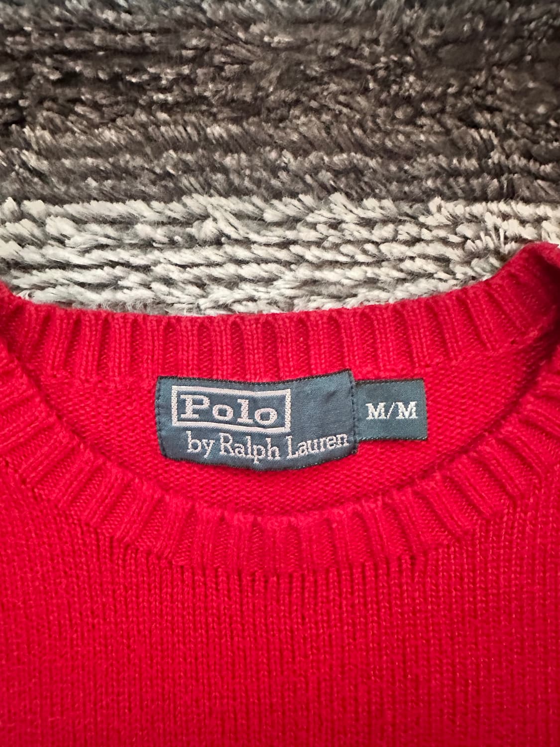 폴로 랄프로렌 니트 레드 상품이미지2