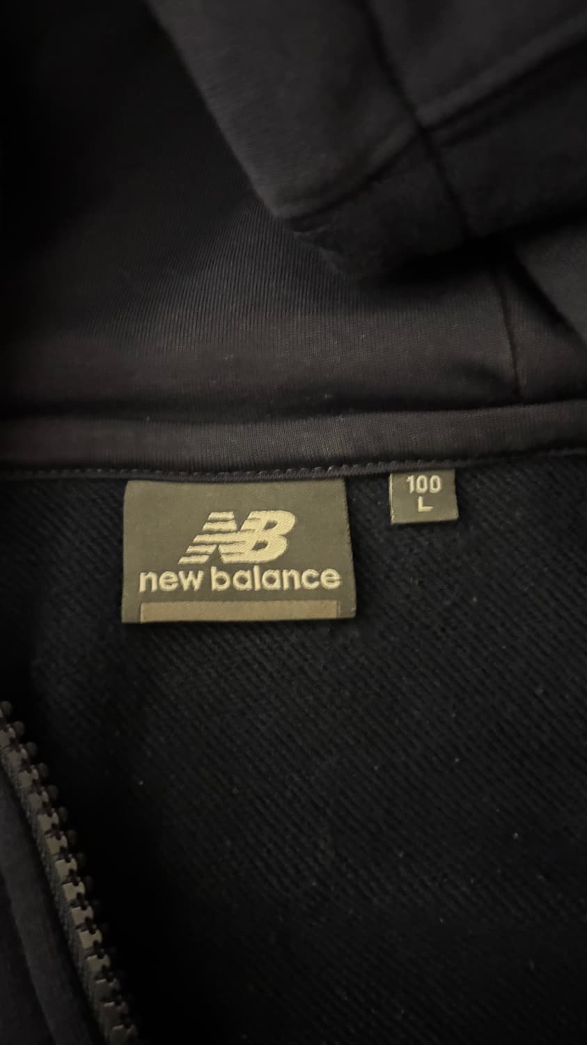 뉴발란스 후드 집업 네이비 상품이미지2