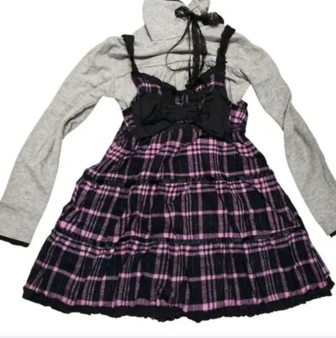 히메갸루긱시크캐캐체고스펑크레이스프릴셔츠헤이세이 상품이미지2