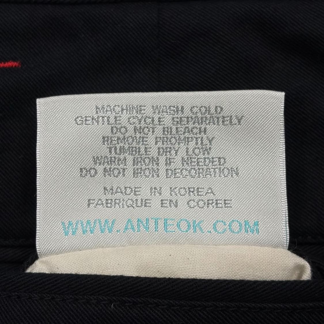 홈그라운드 로고 자수 패턴 팬츠 v2339 상품이미지7