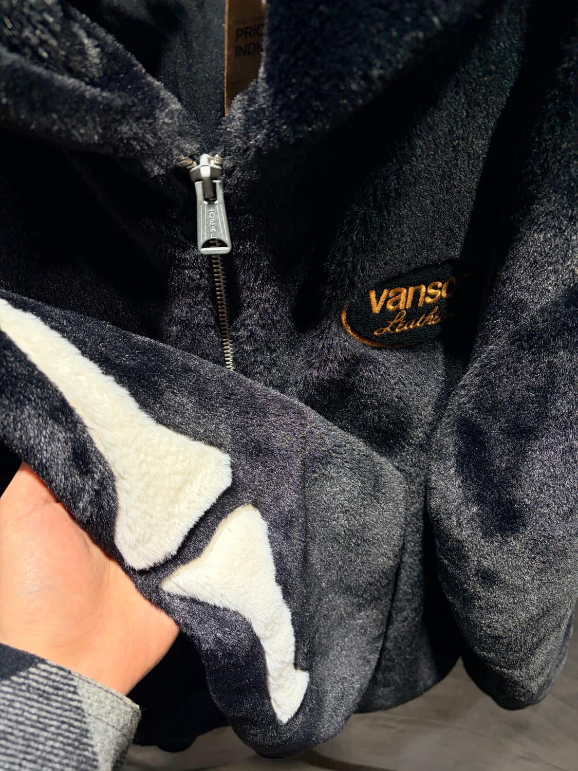 XL VANSON 밴슨 스컬 퍼 후드 자켓 상품이미지5