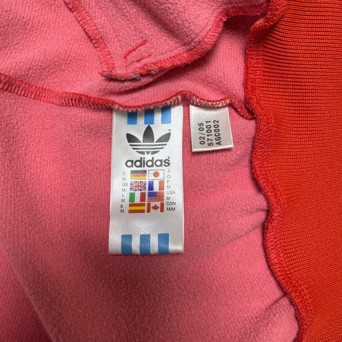 00s 아디다스 아디클럽 파이어버드 빅 프린팅 져지 집업 상품이미지5