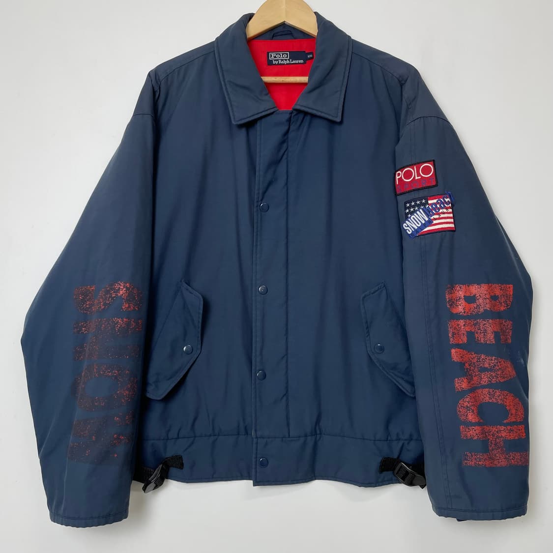 1990s 폴로 랄프로렌 스노우비치 스펠아웃 점퍼 자켓 상품이미지5
