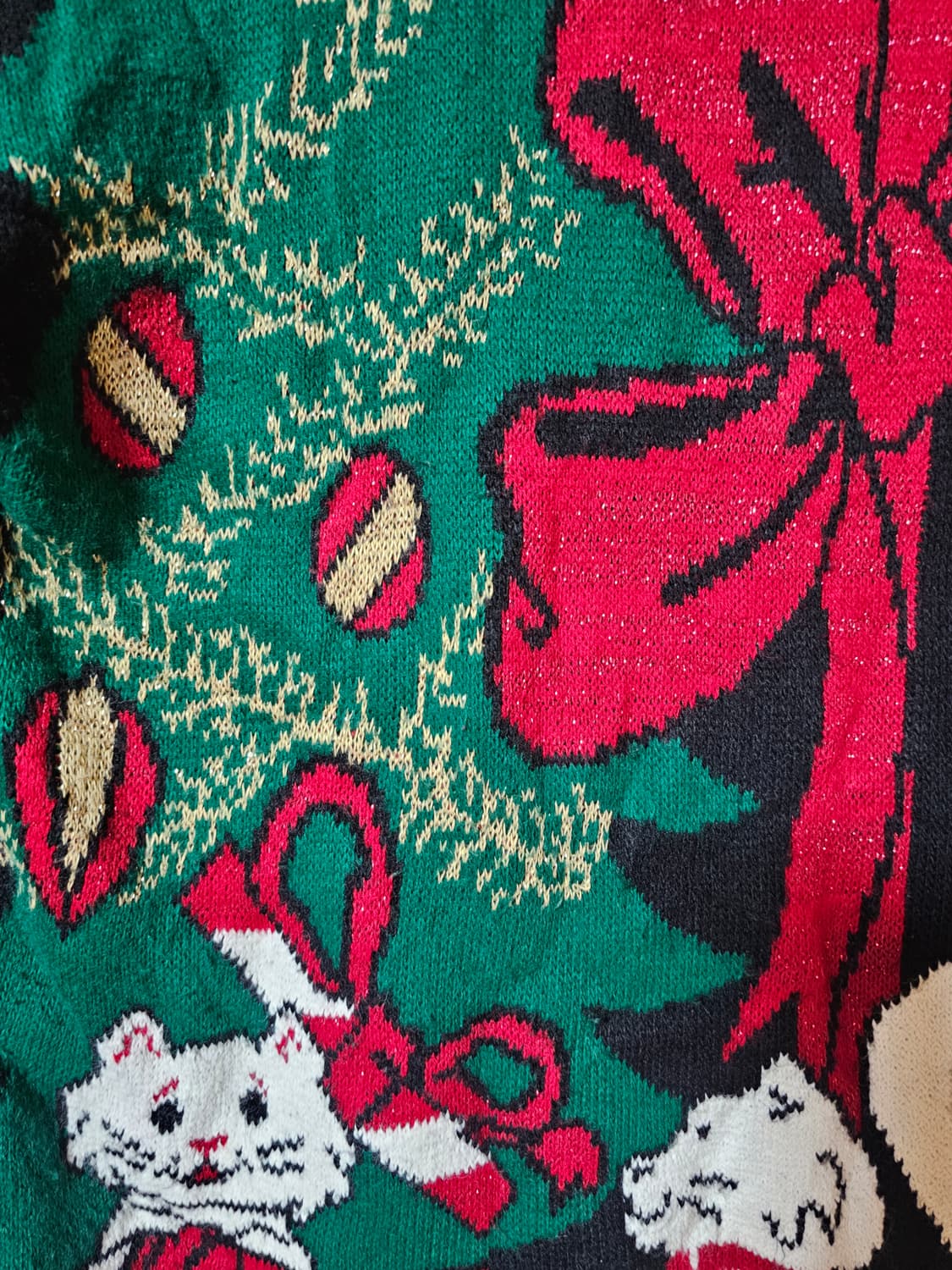 크리스마스니트고양이트리리본 상품이미지2