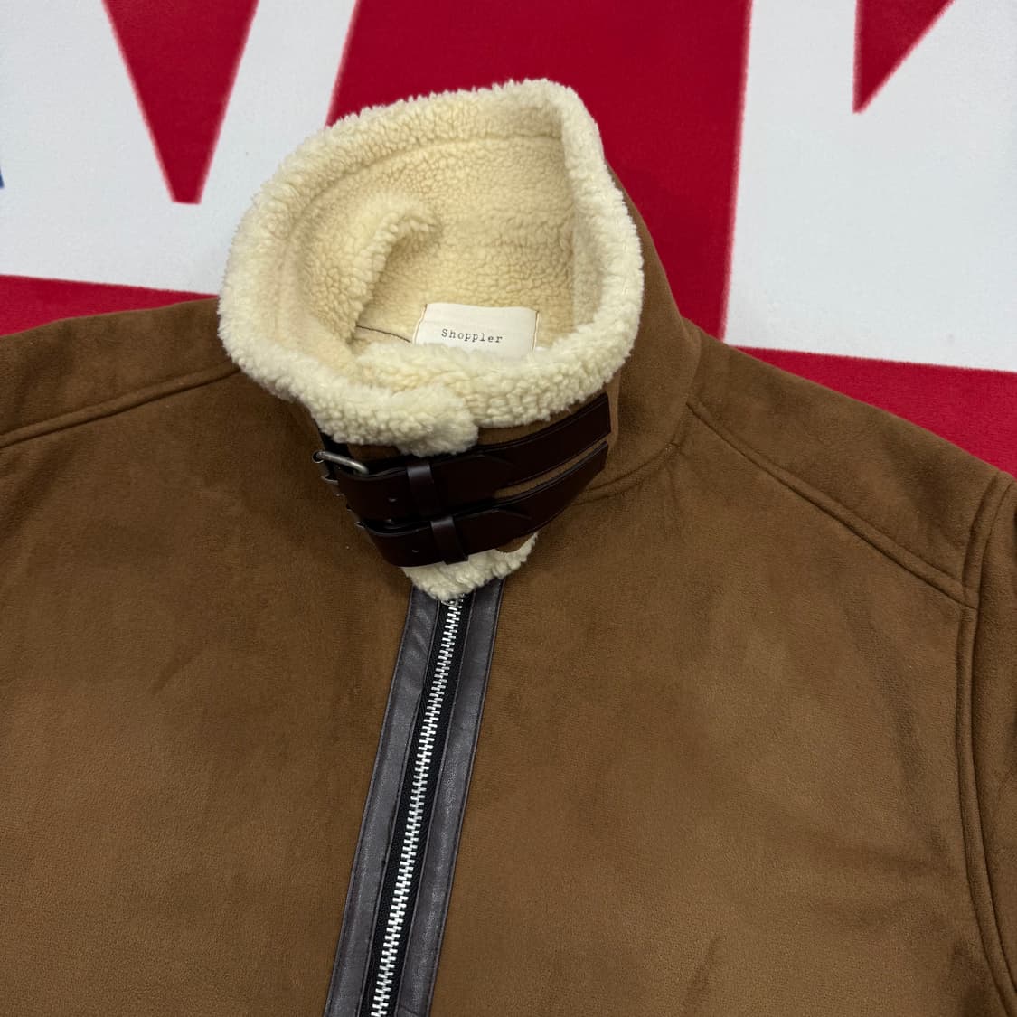 빈티지 스웨이드 무스탕 L 상품이미지3