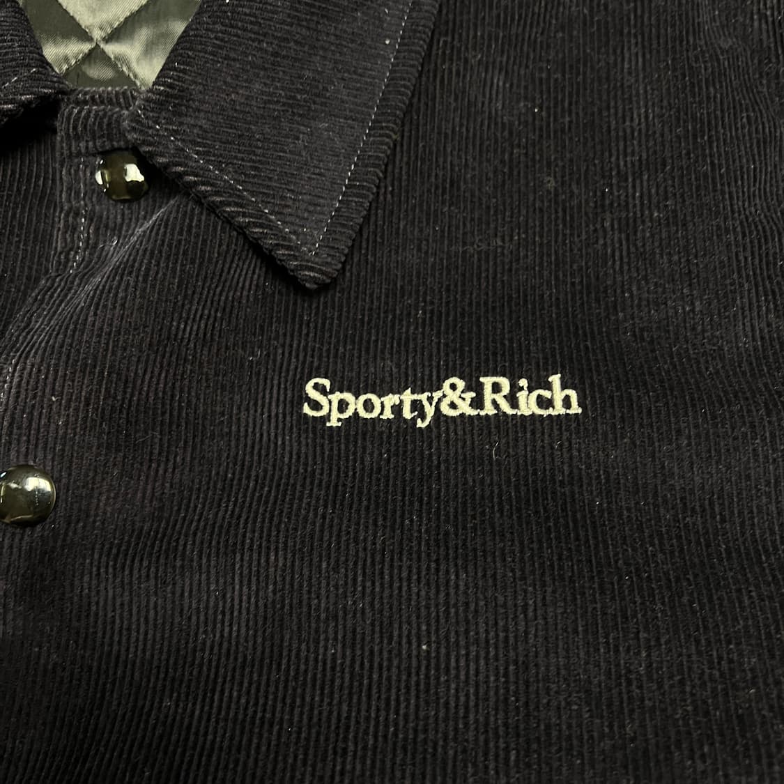 [XL] 스포티앤리치 코듀로이 바시티 자켓 상품이미지3