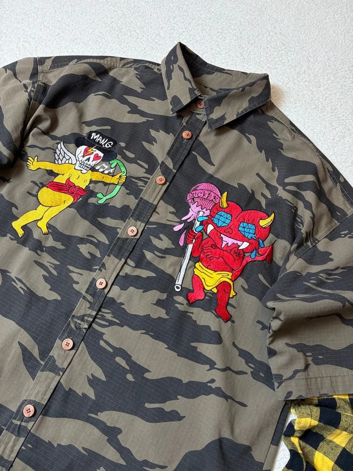 그라피스트 만지 립스탑 타이거 패턴 셔츠 PN7332 상품이미지2