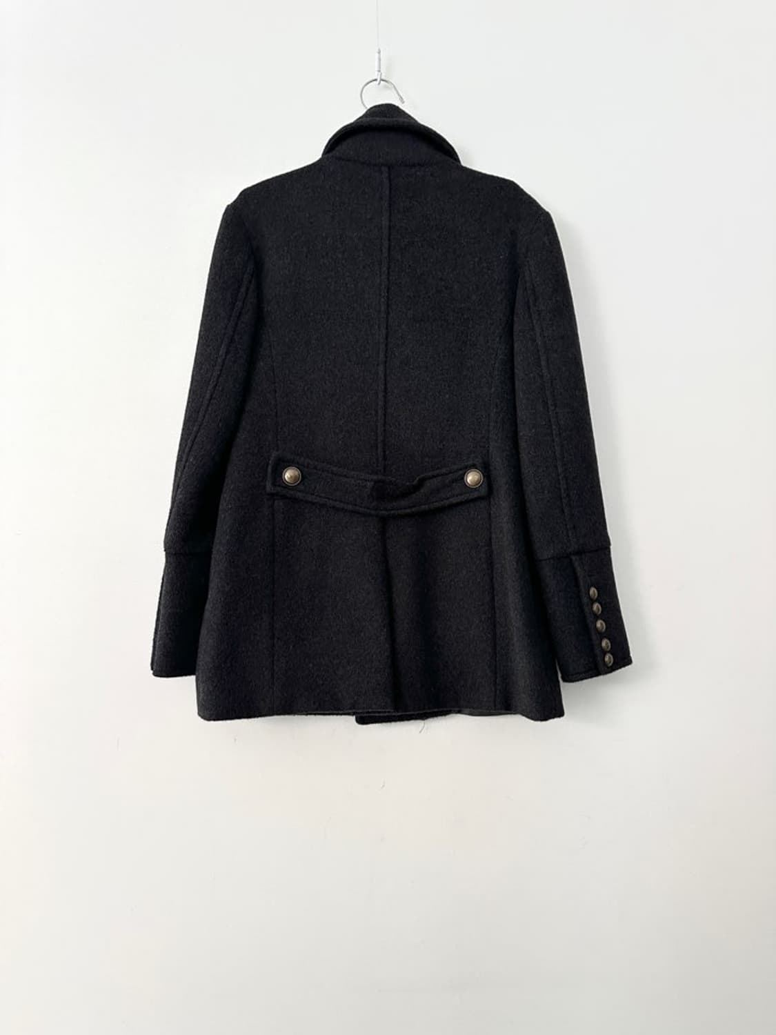 Epaulet double breasted half coat 상품이미지6
