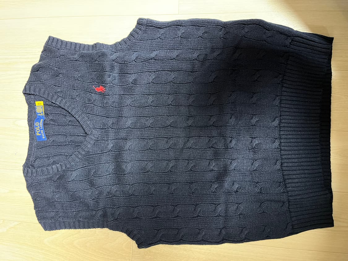 폴로 랄프로렌 MAN 꽈배기 니트 베스트 ( S사이즈) 상품이미지5