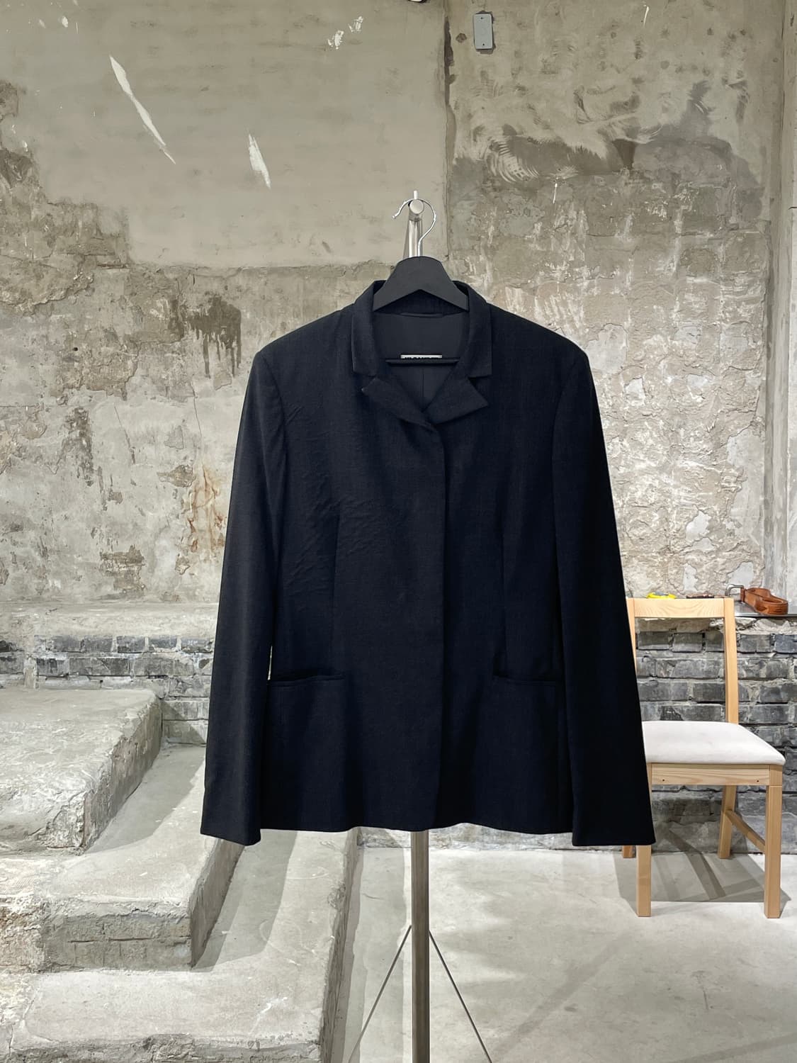 질샌더 차콜 클래식 울 수트 셋업 상품이미지2