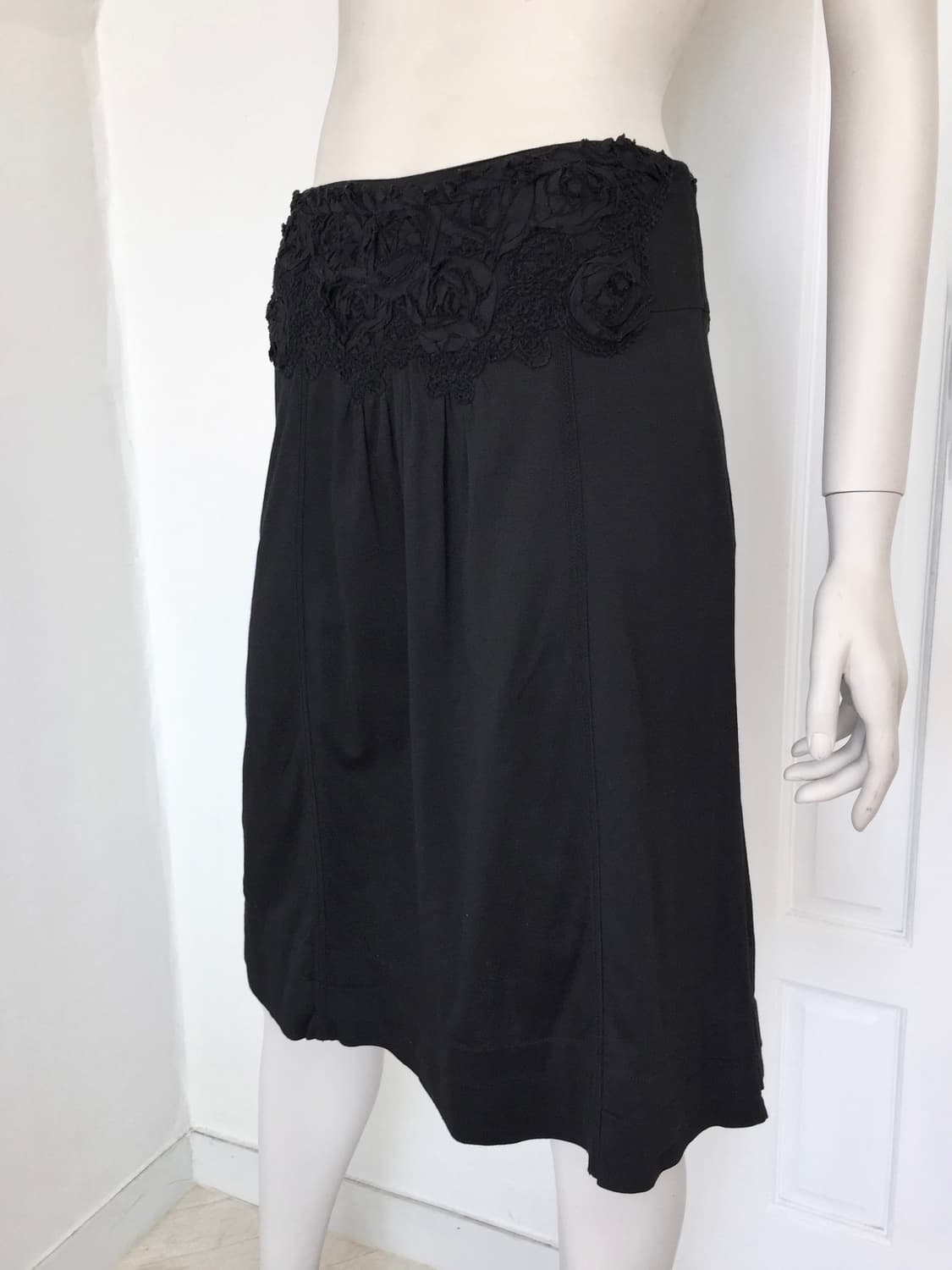 Japan Mini Corsage Appliqué Skirt 상품이미지4