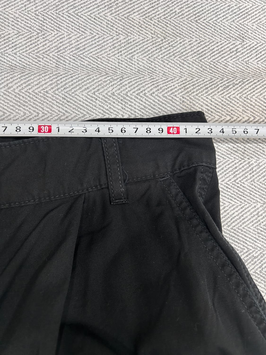 칼하트 콜 카고팬츠 32인치 블랙 와이드핏 상품이미지10
