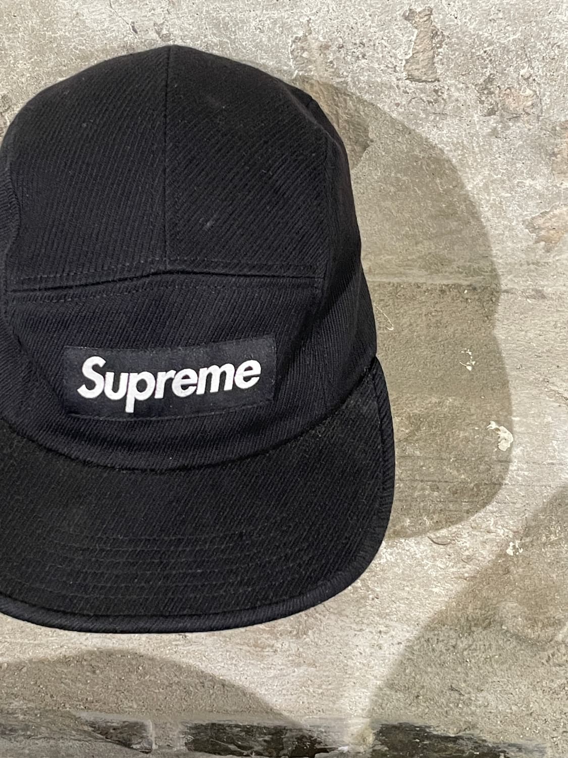 슈프림 블랙 카발리 트윌 캠프캡 상품이미지4