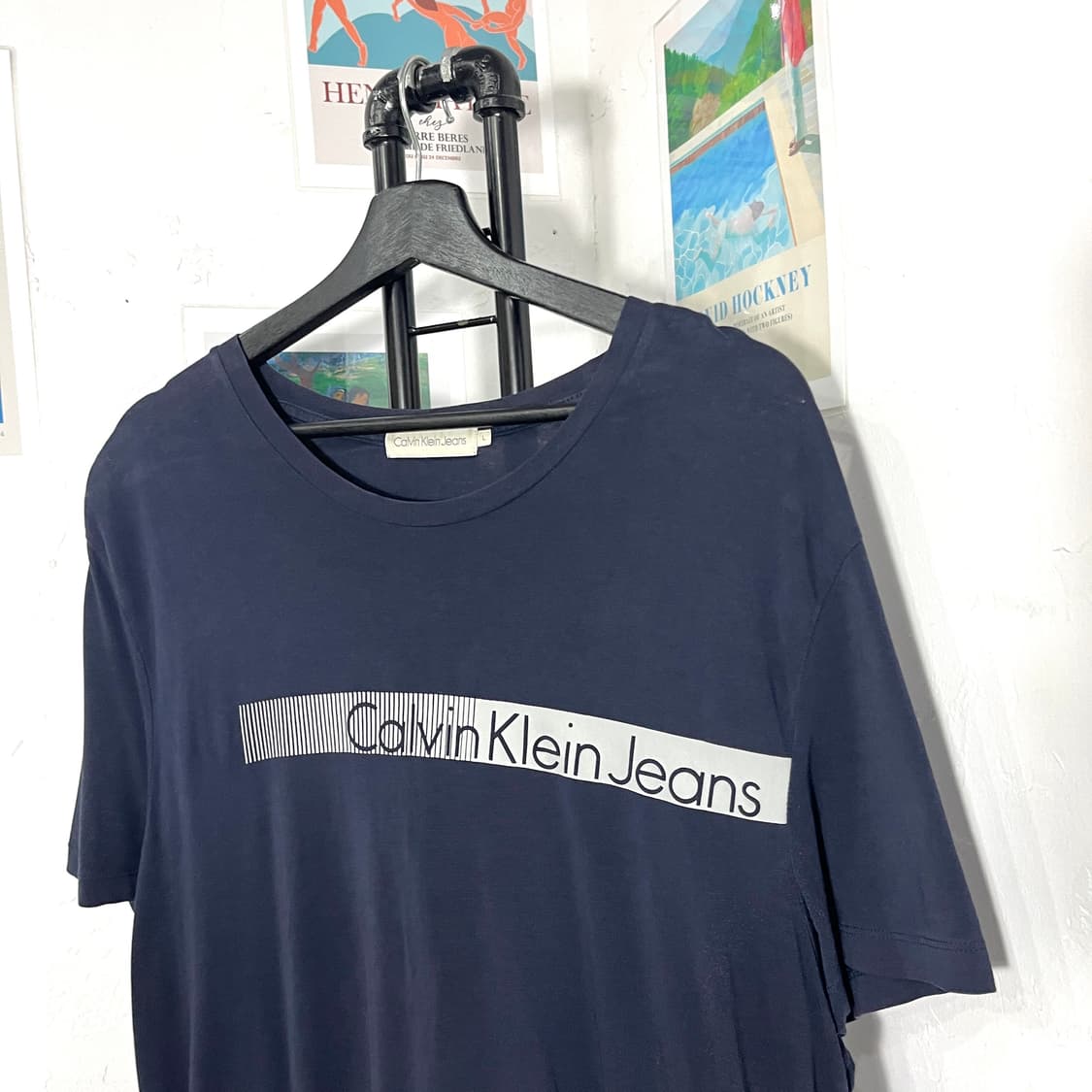 캘빈클라인 레터링 반팔티 상품이미지3
