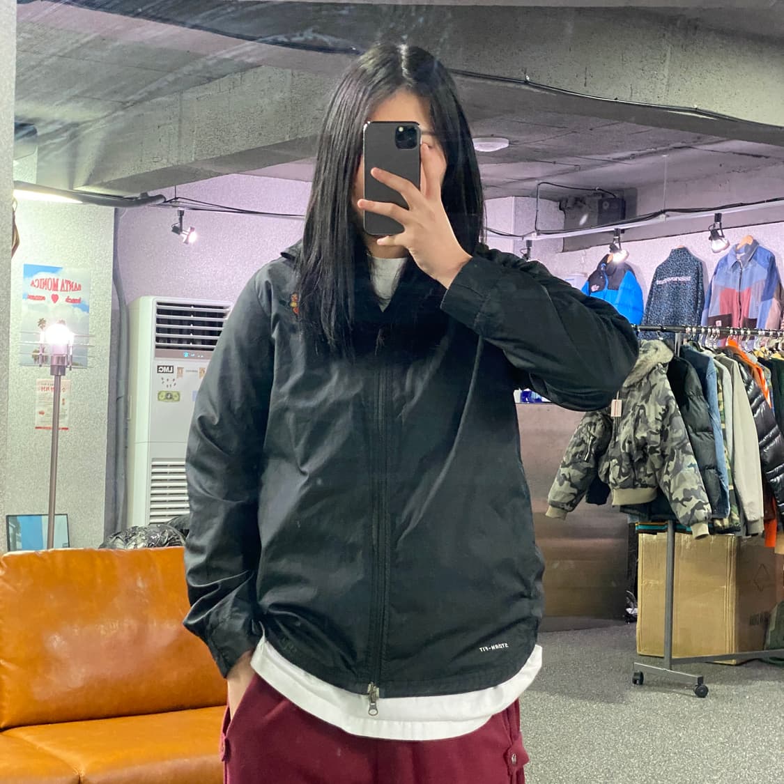 나이키 맨유 블랙 트랙탑 바람막이 B3633 상품이미지1