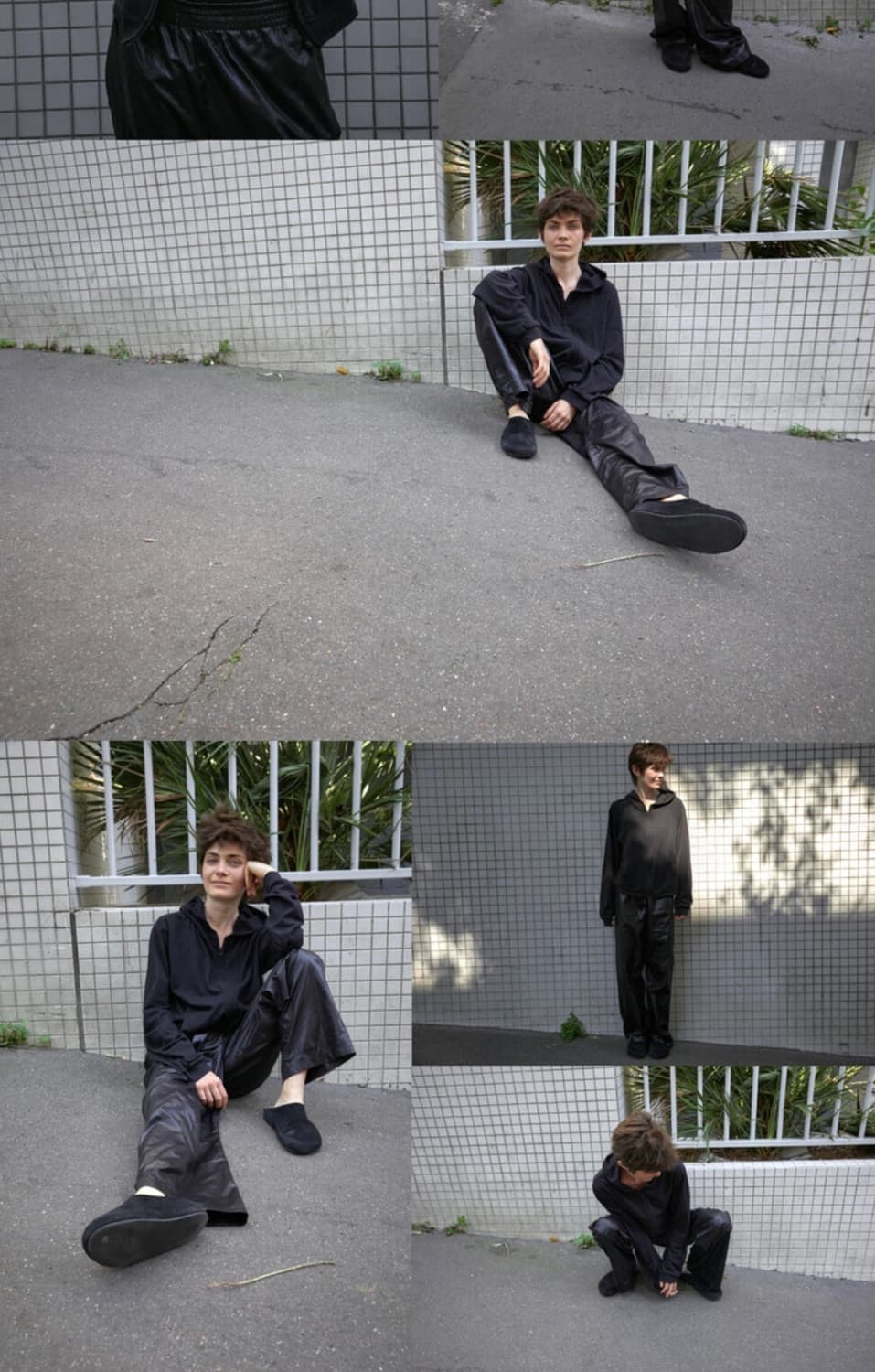 lounge hoodie zipup black 상품이미지2
