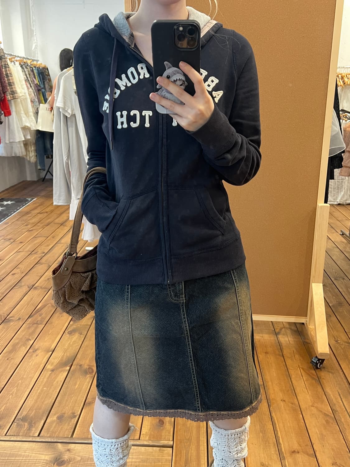 아베크롬비 블랙 후드집업  상품이미지6