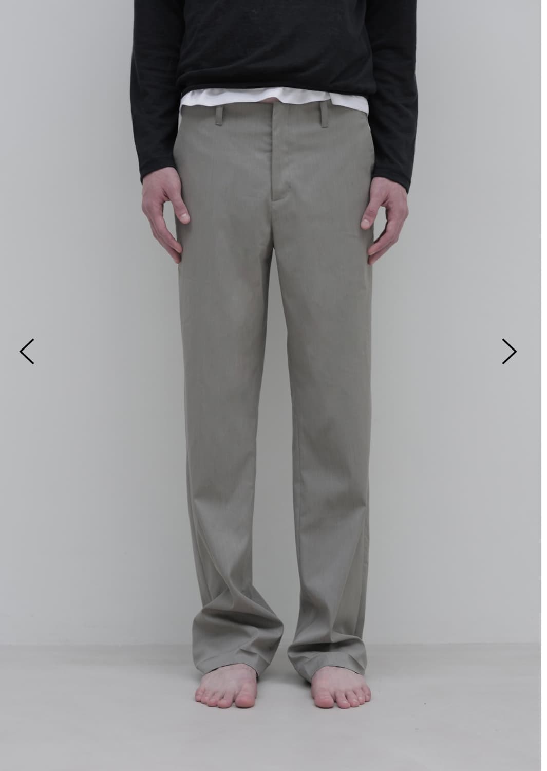 Les sin trouser (dove) 48 size 상품이미지1