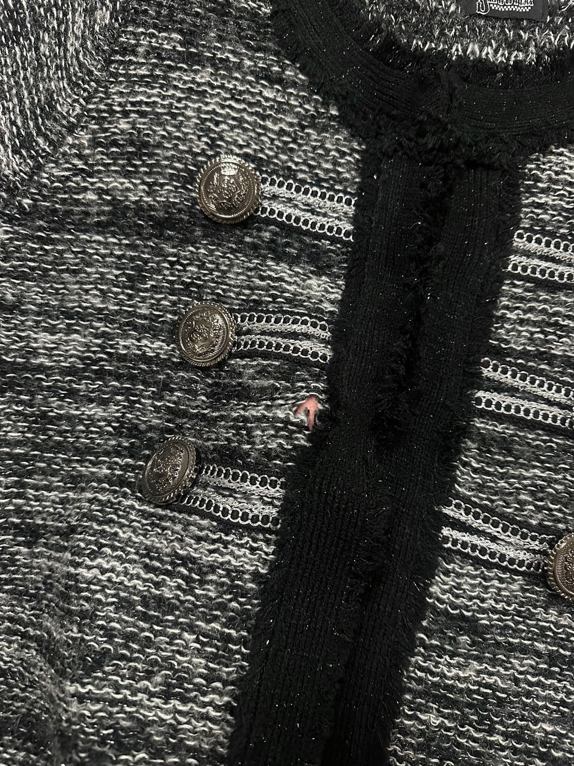 빈티지 나폴레옹 트위드 가디건 상품이미지7