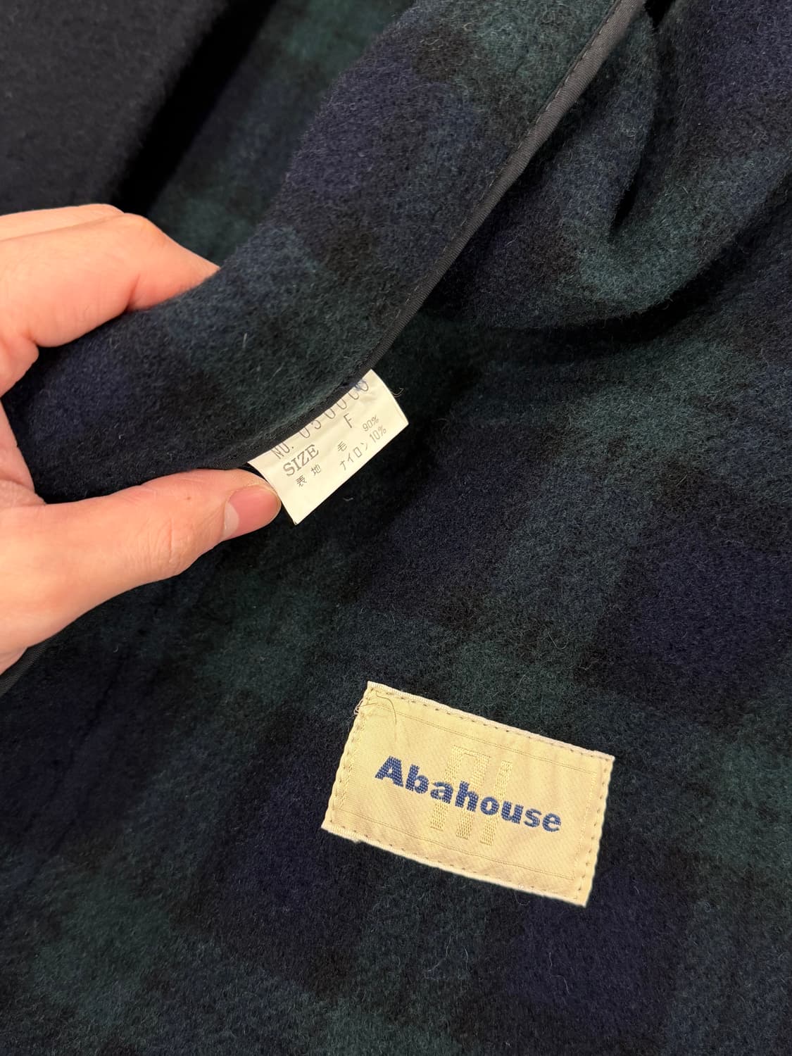 Abahouse 빈티지 울 더플 코트 (made in Japan) 상품이미지10