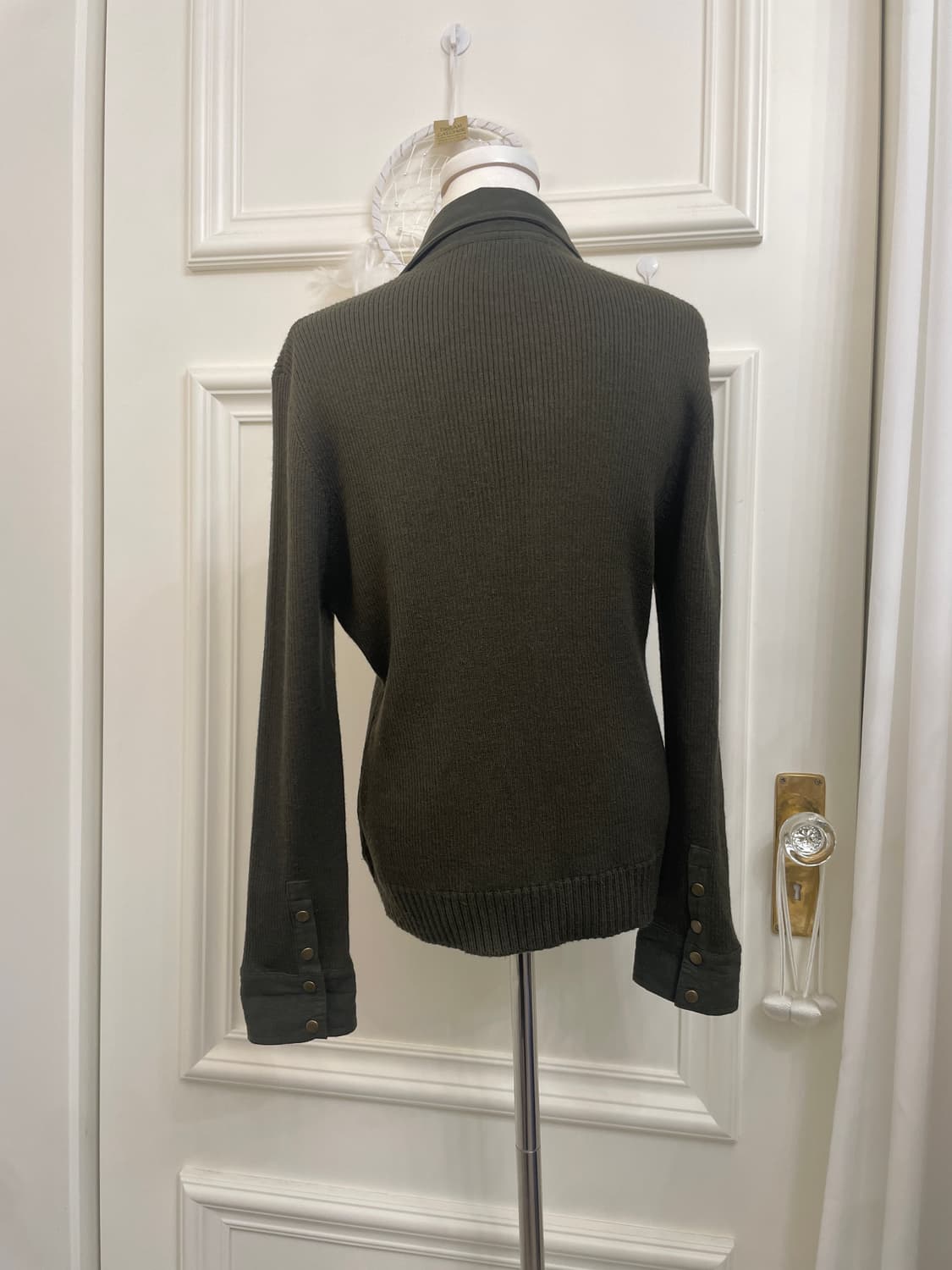 khaki suade pocket point 2way zip-up 상품이미지3