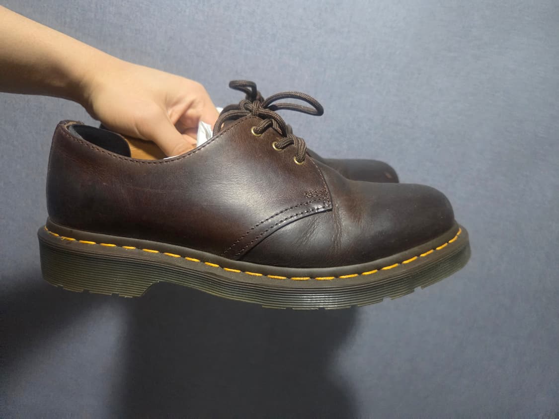 [270] 닥터마틴 1461크레이지 홀스 3홀 빈티지브라운 다크 브라운 상품이미지3