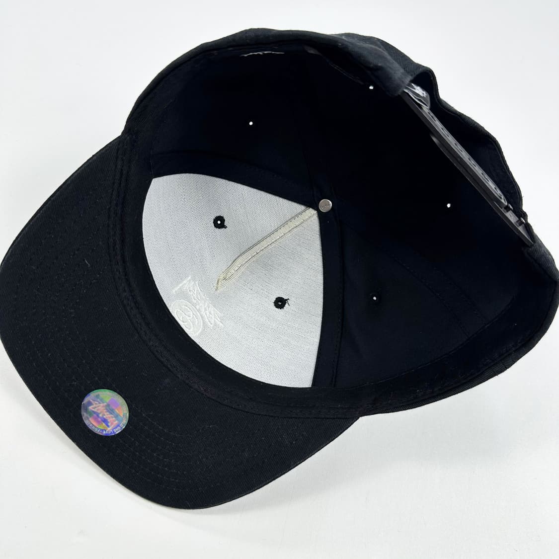 스투시 베이직 블랙 자수 볼캡 모자 상품이미지5