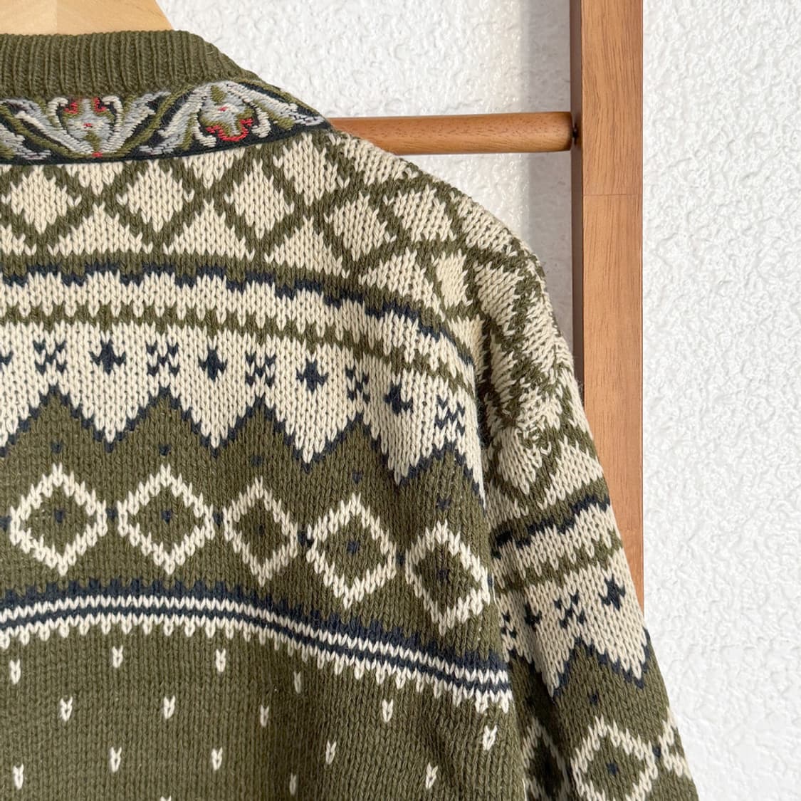 Norwegian Moss Knit Cardigan 상품이미지7