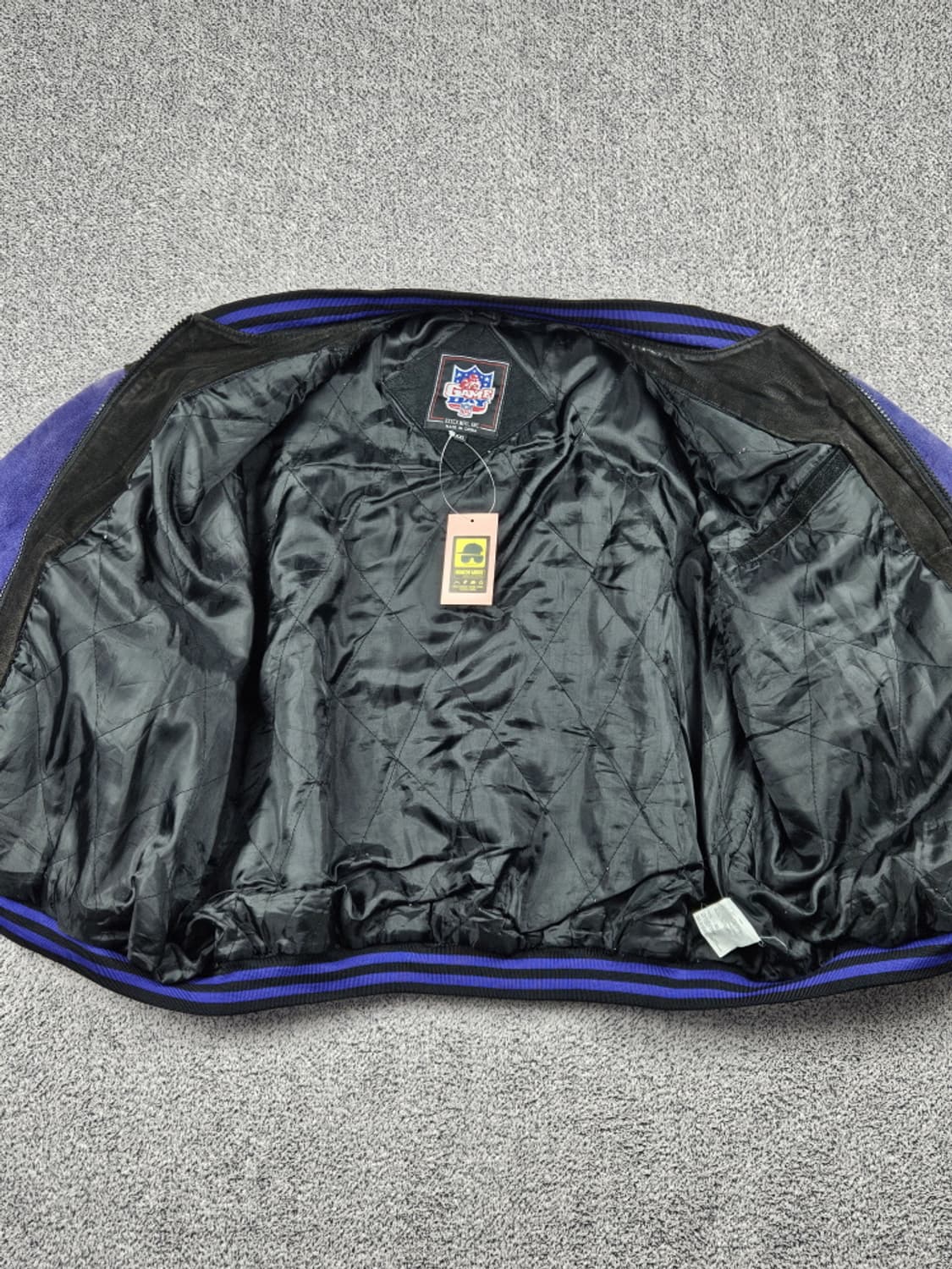 NFL 게임데이 볼티모어 레이븐스 가죽 바시티자켓 (2XL)/ 10213 상품이미지10