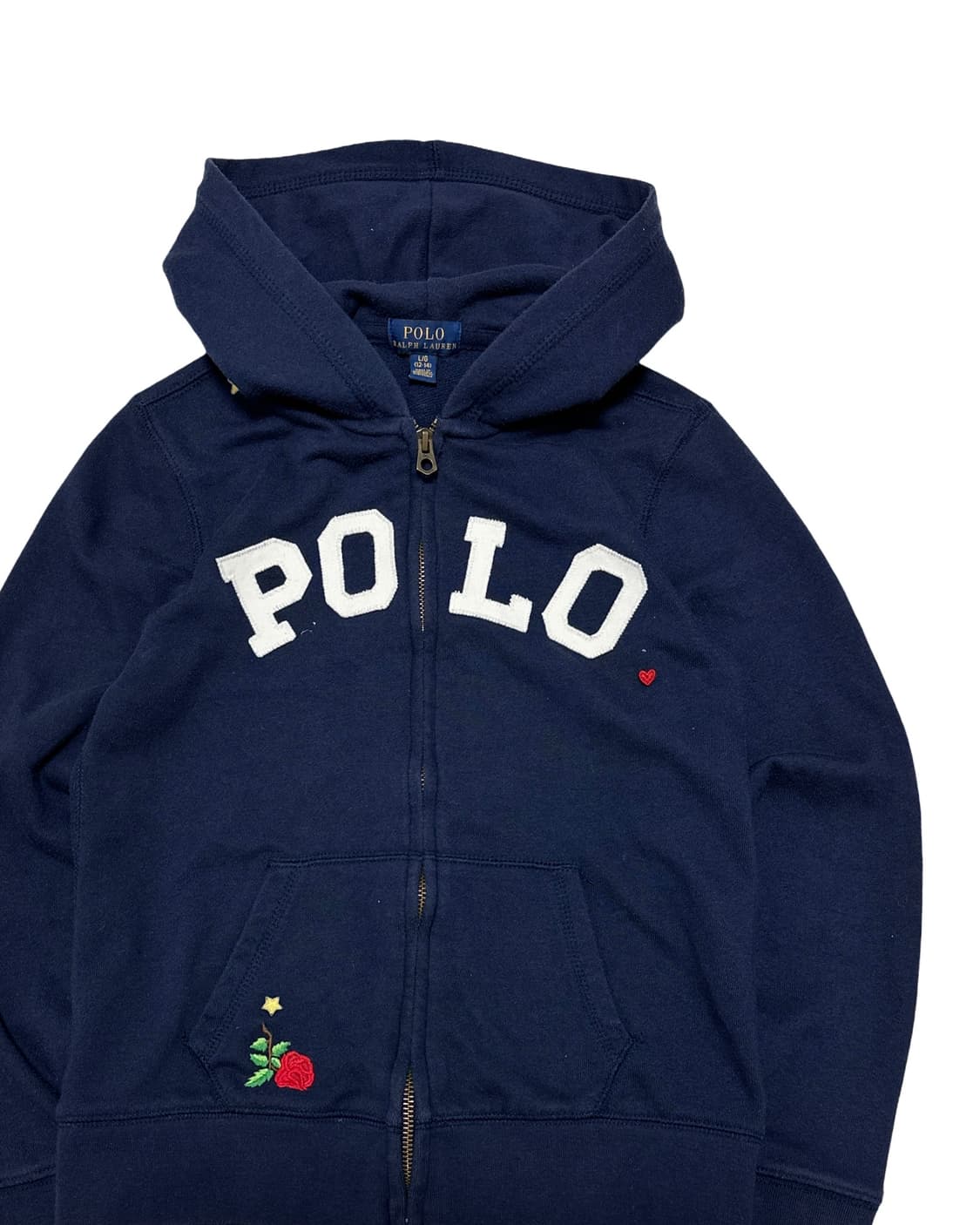 폴로 랄프로렌 네이비 후드집업 상품이미지2