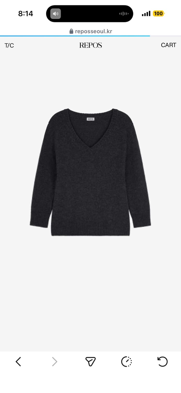 Repos 브이넥니트  상품이미지3