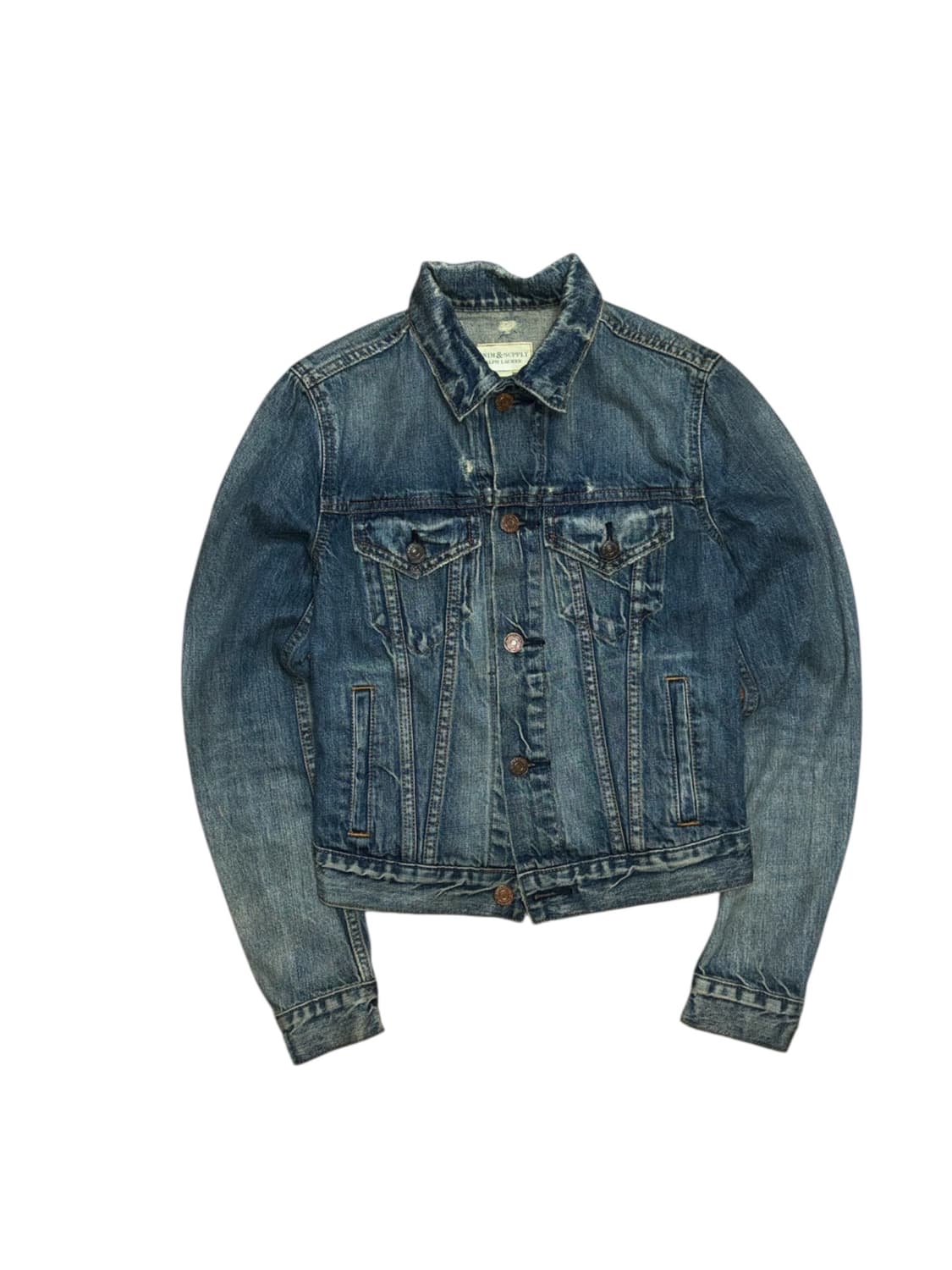 폴로 랄프로렌 데님앤서플라이 패치워크 데님자켓 상품이미지1