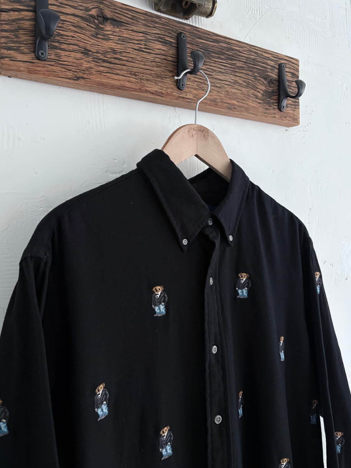 Polo 폴로 랄프로렌 신형 베어 자수 버튼 다운 셔츠 상품이미지7