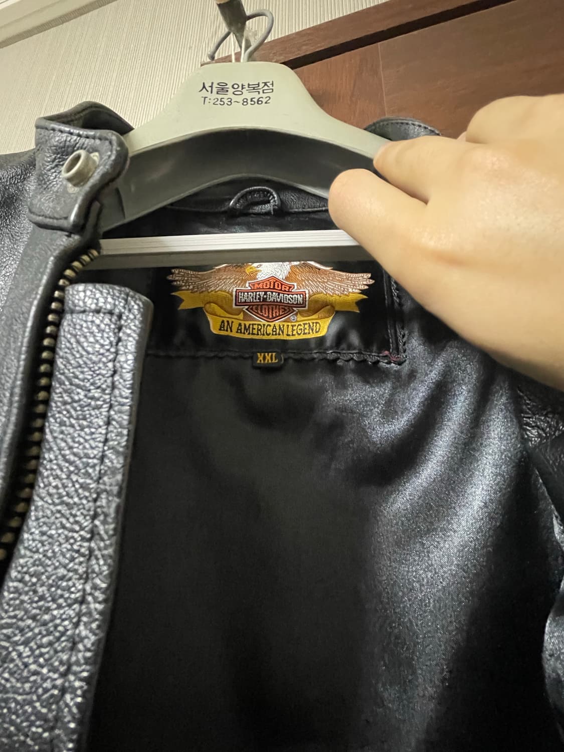 할리데이비슨 플레임 레더 자켓 상품이미지4