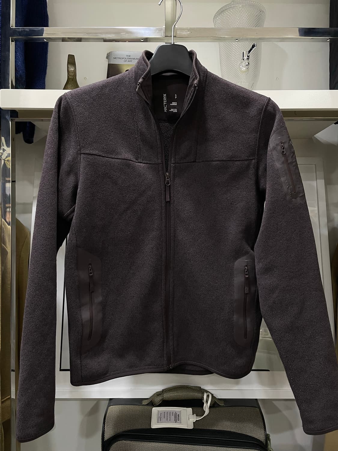 아크테릭스/딥퍼플 풀집업 가디건자켓(S) 상품이미지1