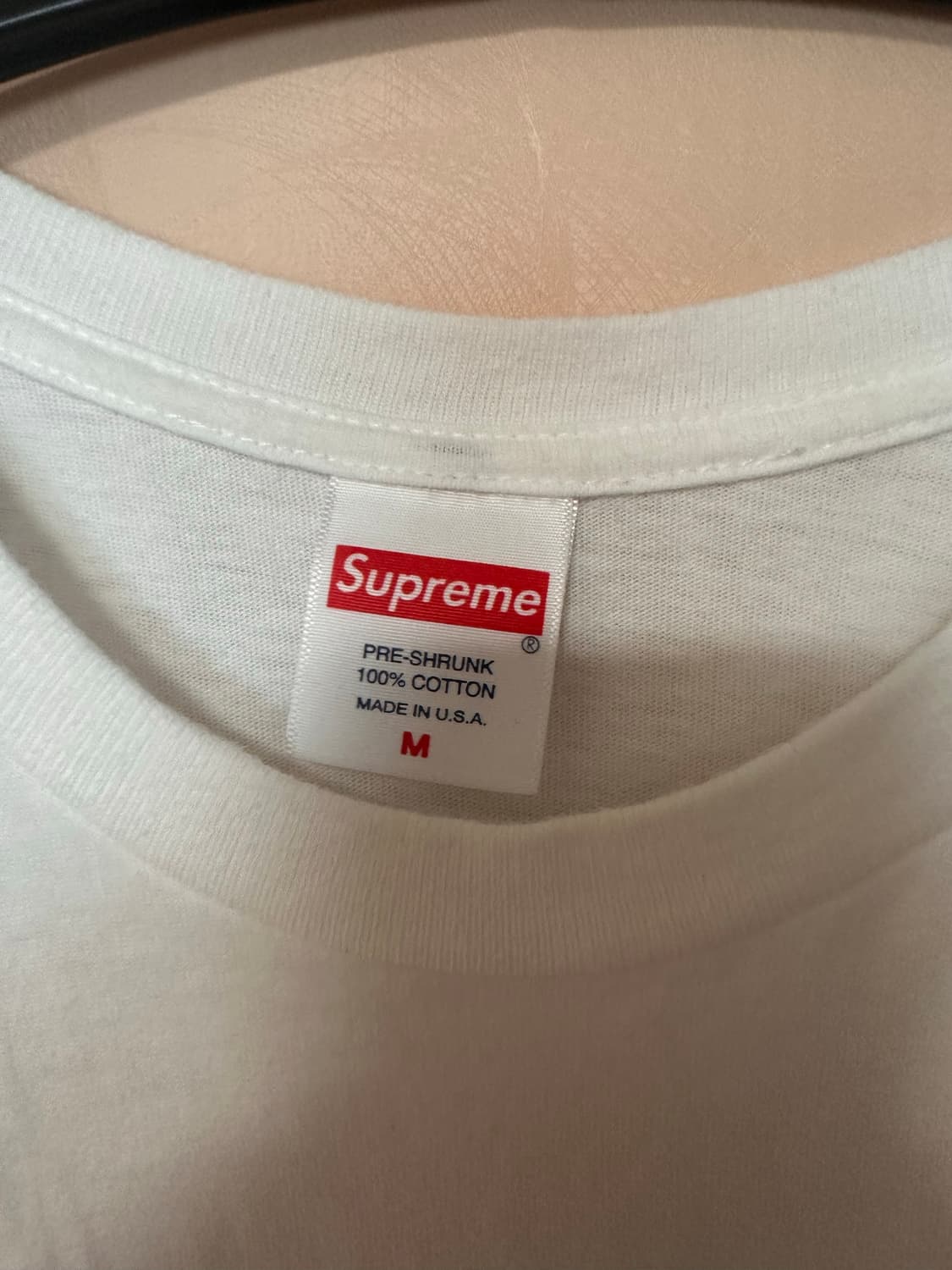 M) 슈프림 서울 박스로고 티셔츠 화이트 - 23FW 상품이미지4