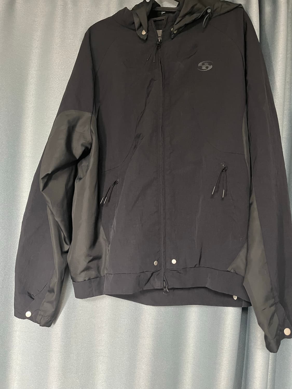 산산기어 콘트레스트 자켓 블랙 상품이미지3