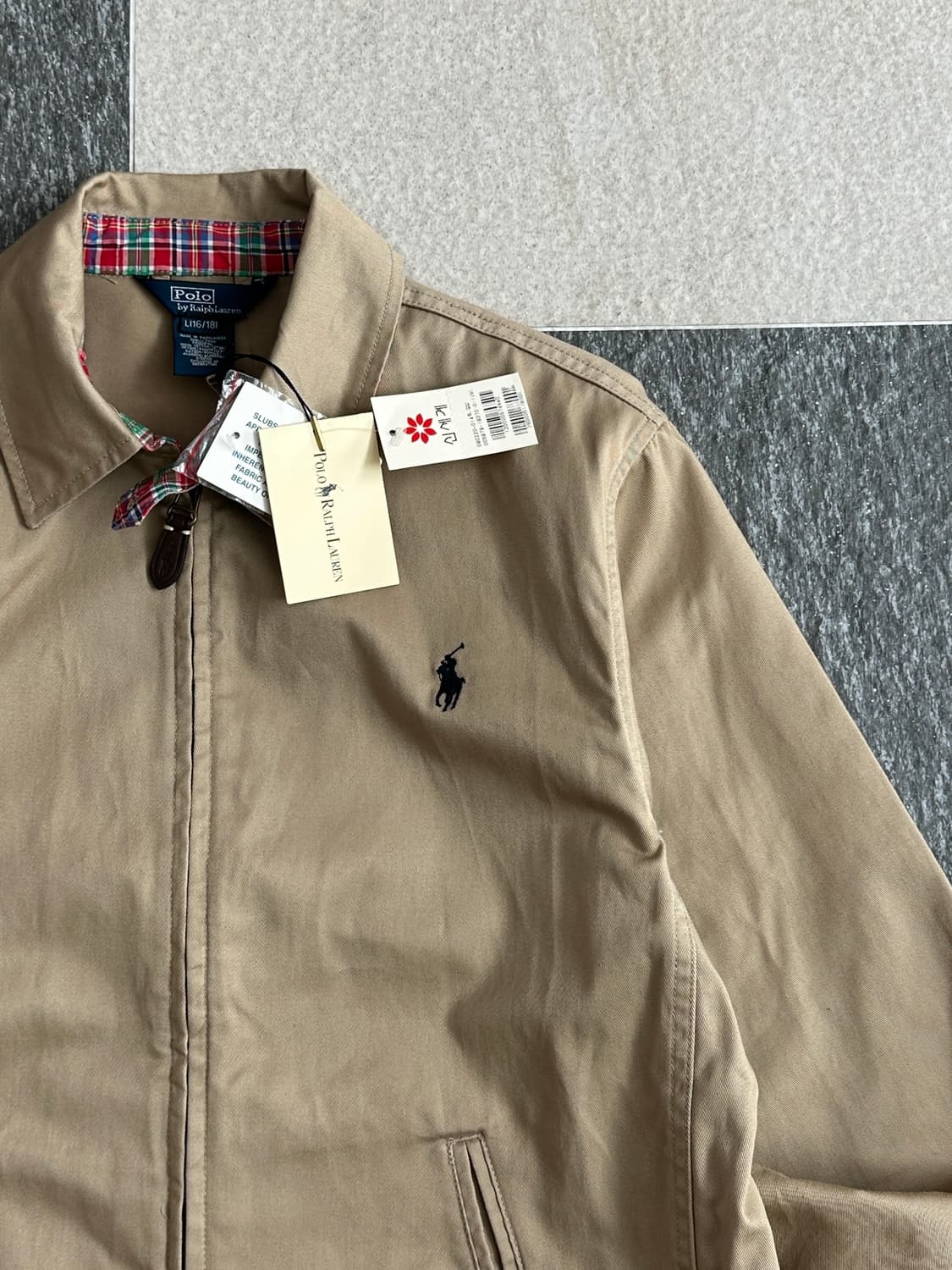 폴로 랄프로렌 베이지 해링턴 자켓  상품이미지4