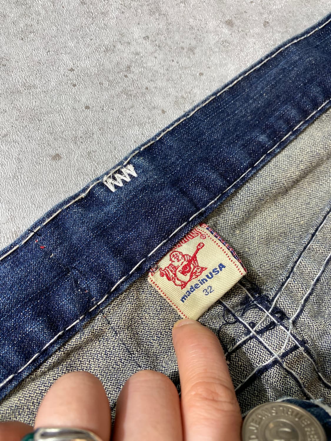 [32] True Religion 트루릴리전 슈퍼 T 부츠컷 데님팬츠 상품이미지8