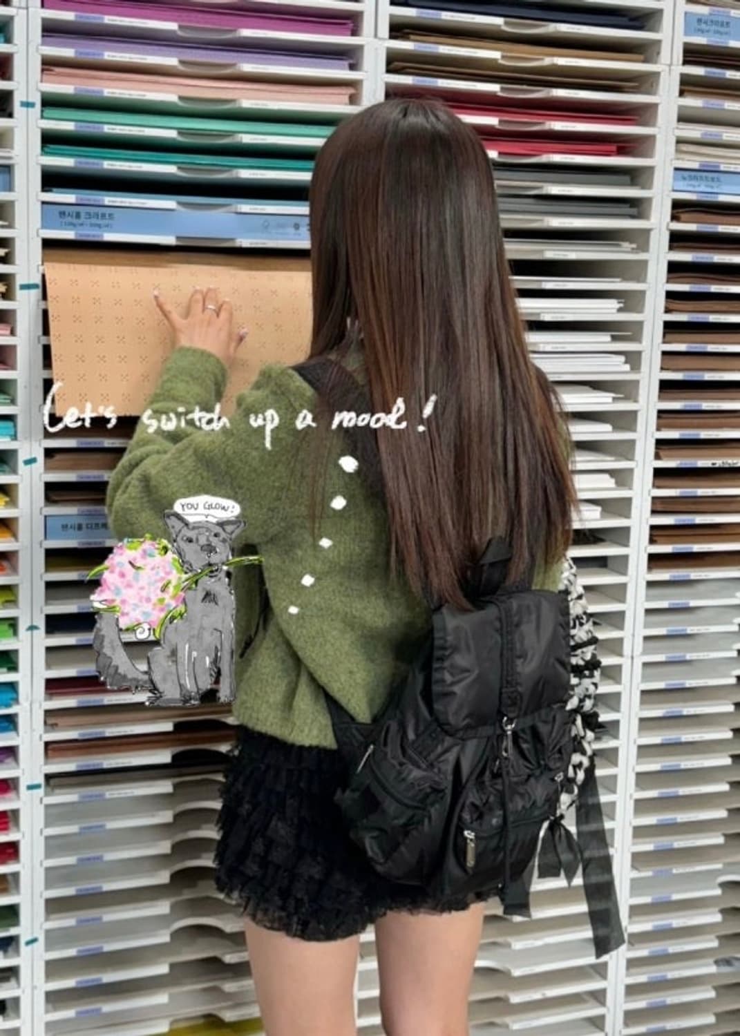 글로니 레스포색 블랙 보이저 미니 백팩 상품이미지2