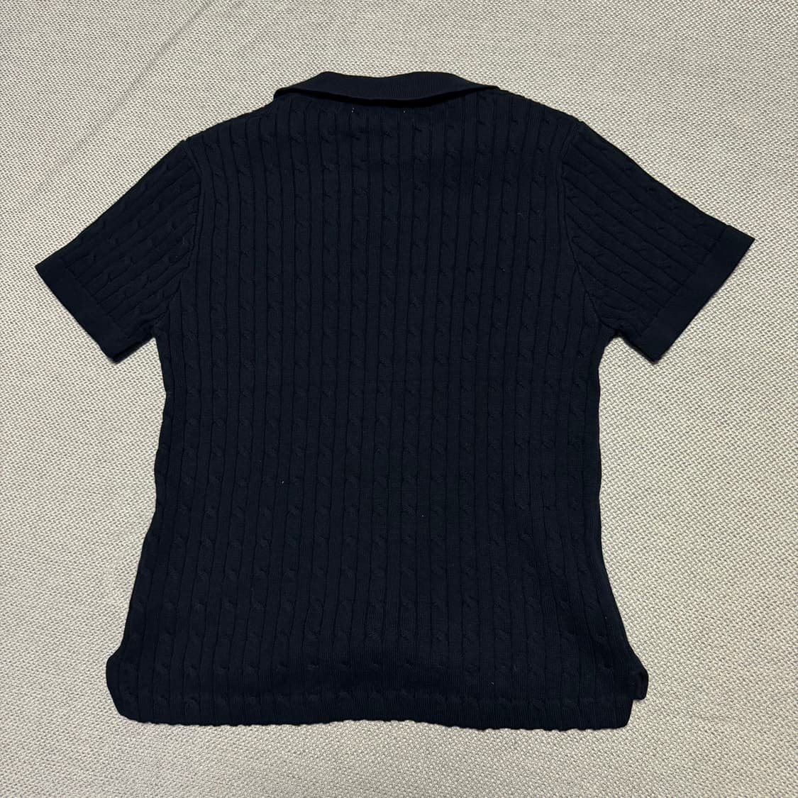 폴로 랄프로렌 케이블 니트 반팔 카라티 상품이미지5