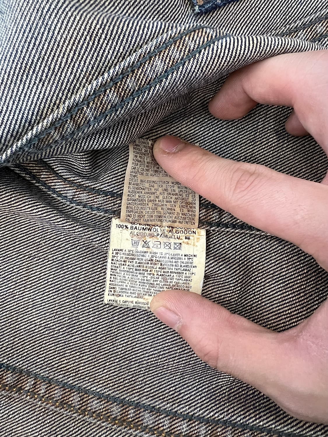 디젤 데님 바이커 자켓 상품이미지9