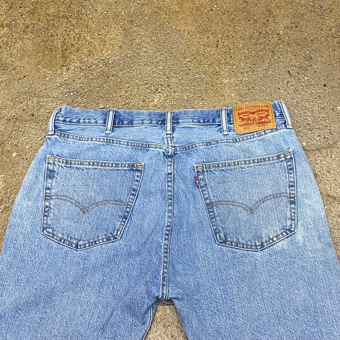 미국 빈티지 리바이스 505 연청바지 38size 상품이미지6