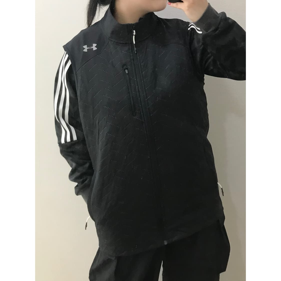 언더아머 트레이닝 조끼 집업 xl 상품이미지1