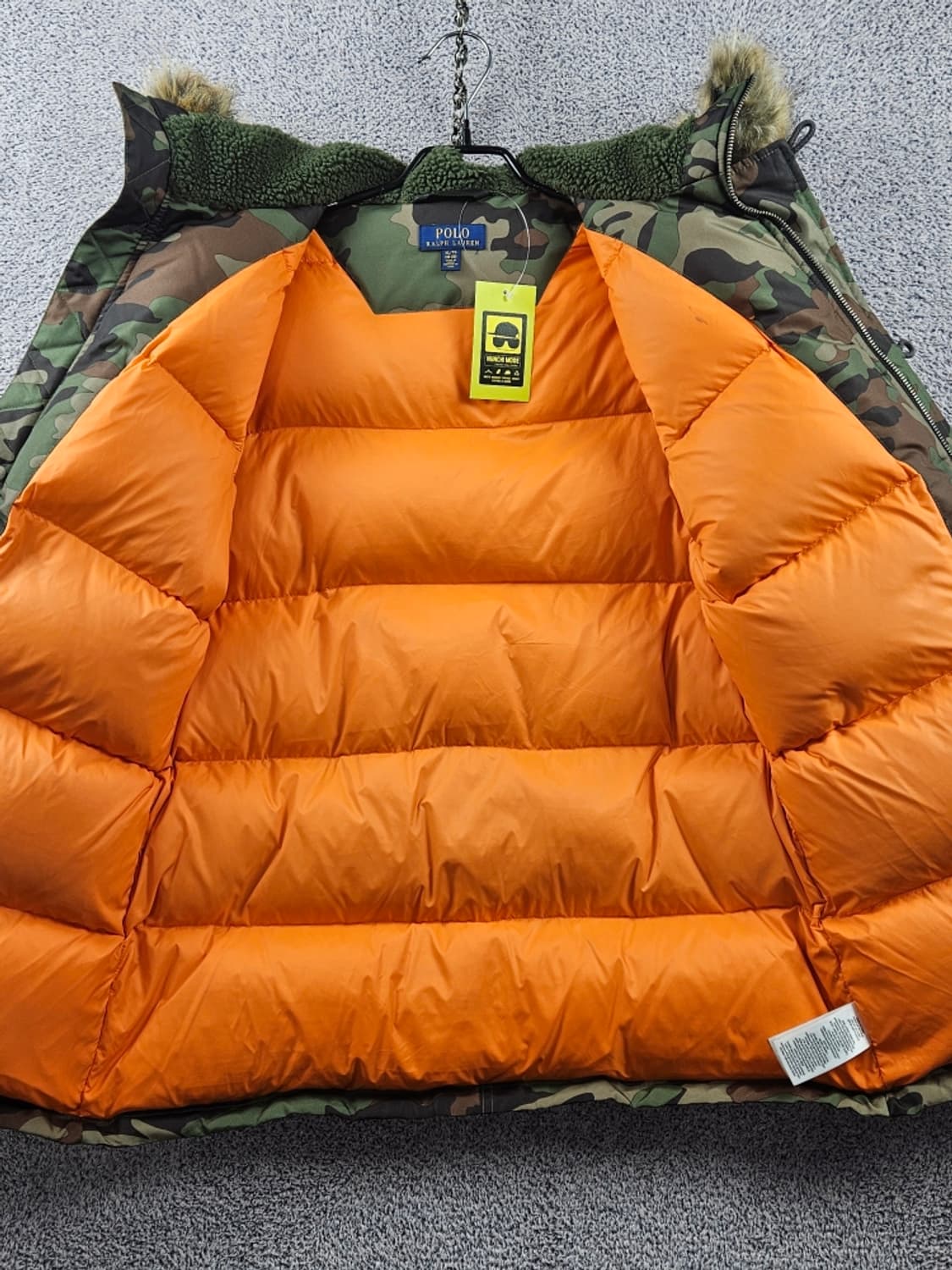 폴로랄프로렌 카모플라쥬 퍼후드 패딩 자켓 ( XL ) / 10711 상품이미지10