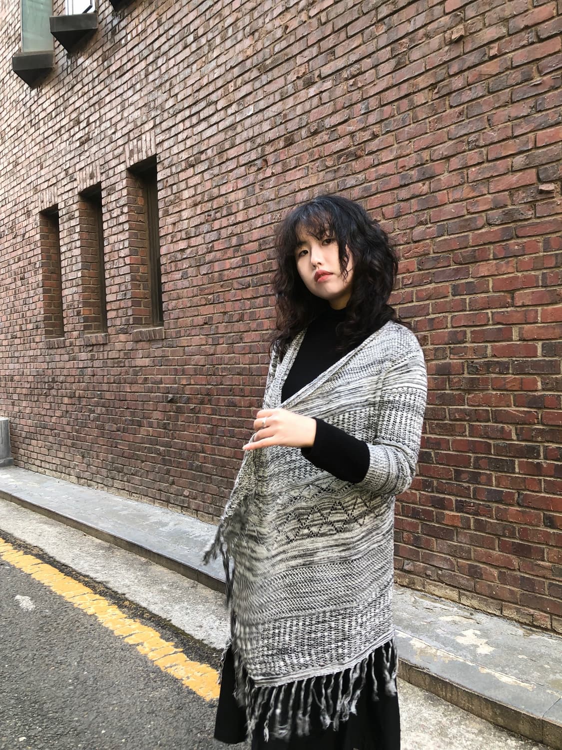 grunge shawl cardigan 상품이미지1