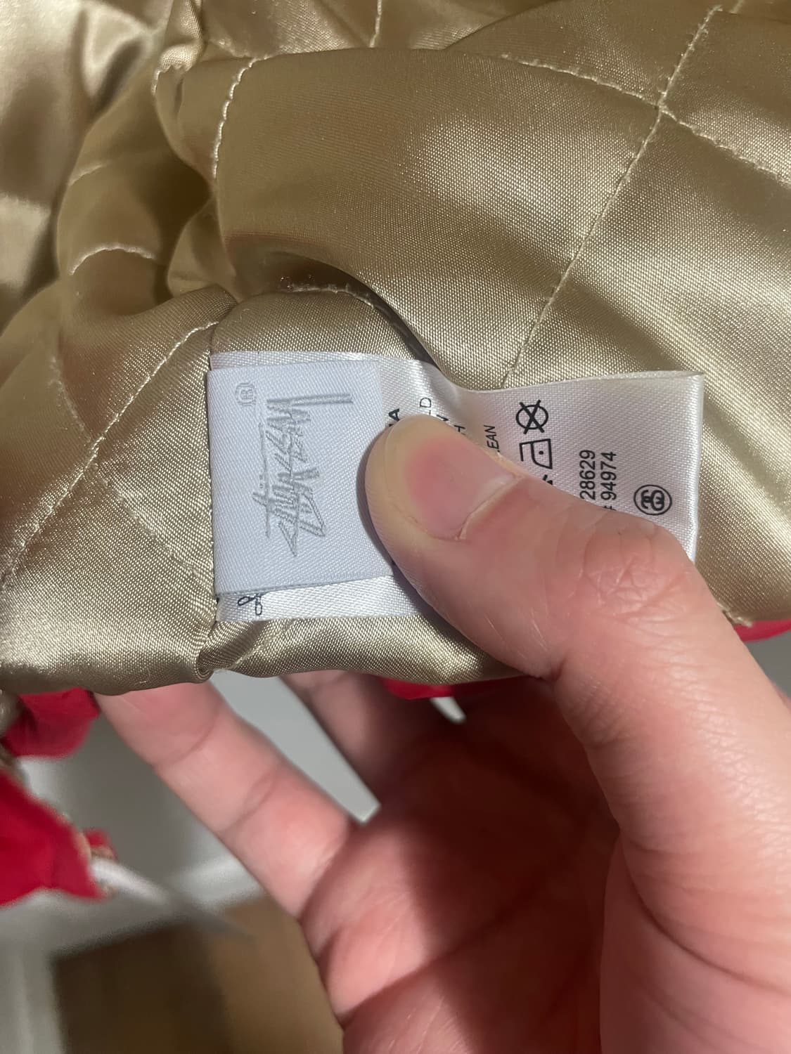 스투시 레드 코치자켓  상품이미지7