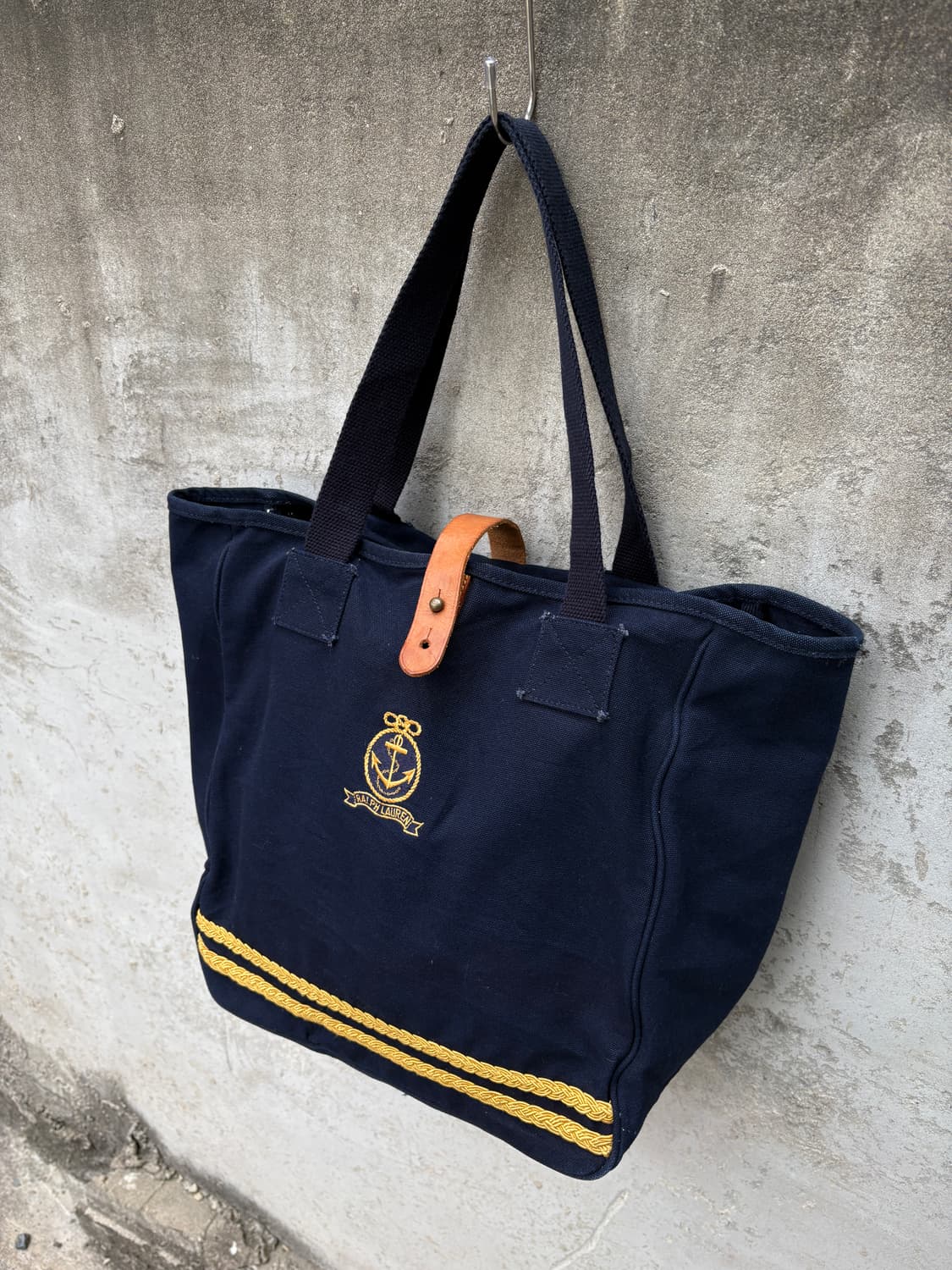 90‘s 폴로 랄프로렌 캔버스 토트백 상품이미지3