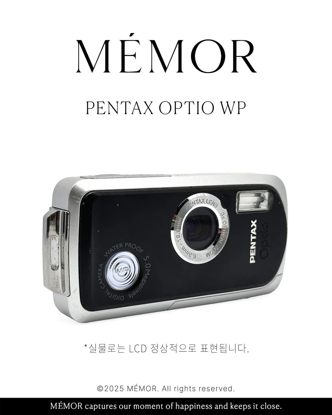 방수 기능🌊PENTAX OPTIO WP 펜탁스 디카 카메라 상품이미지2